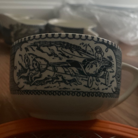 Rare, vintage Currier & Ives dinnerware / dishware - Picture 5 of 6